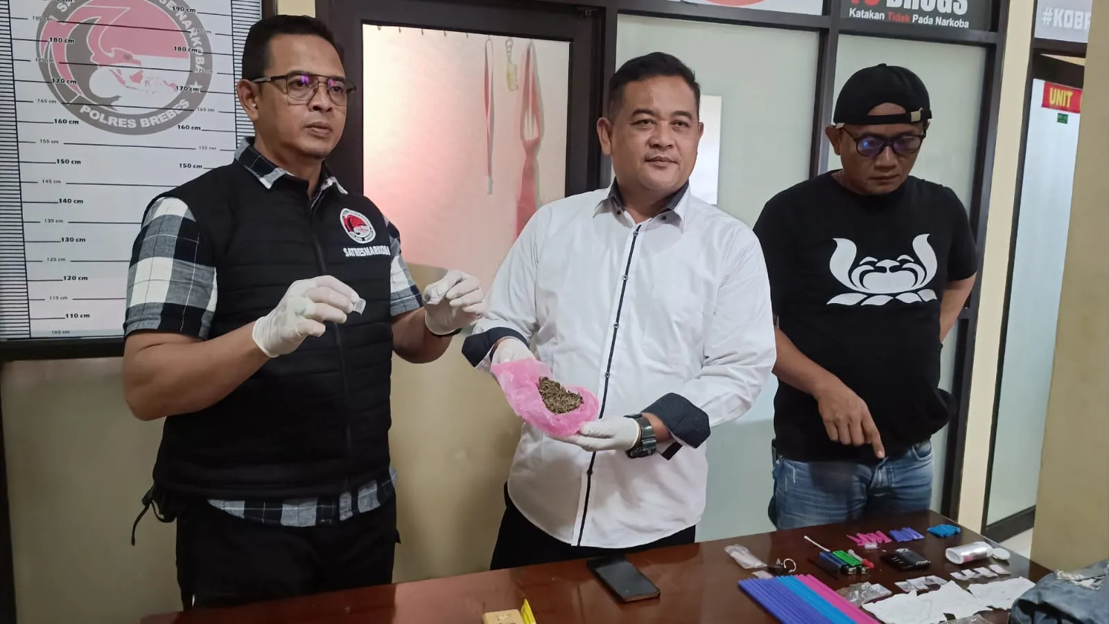 Baru Bebas Tahun Lalu, Residivis Narkoba di Bumiayu Kembali Diciduk Satresnarkoba Polres Brebes