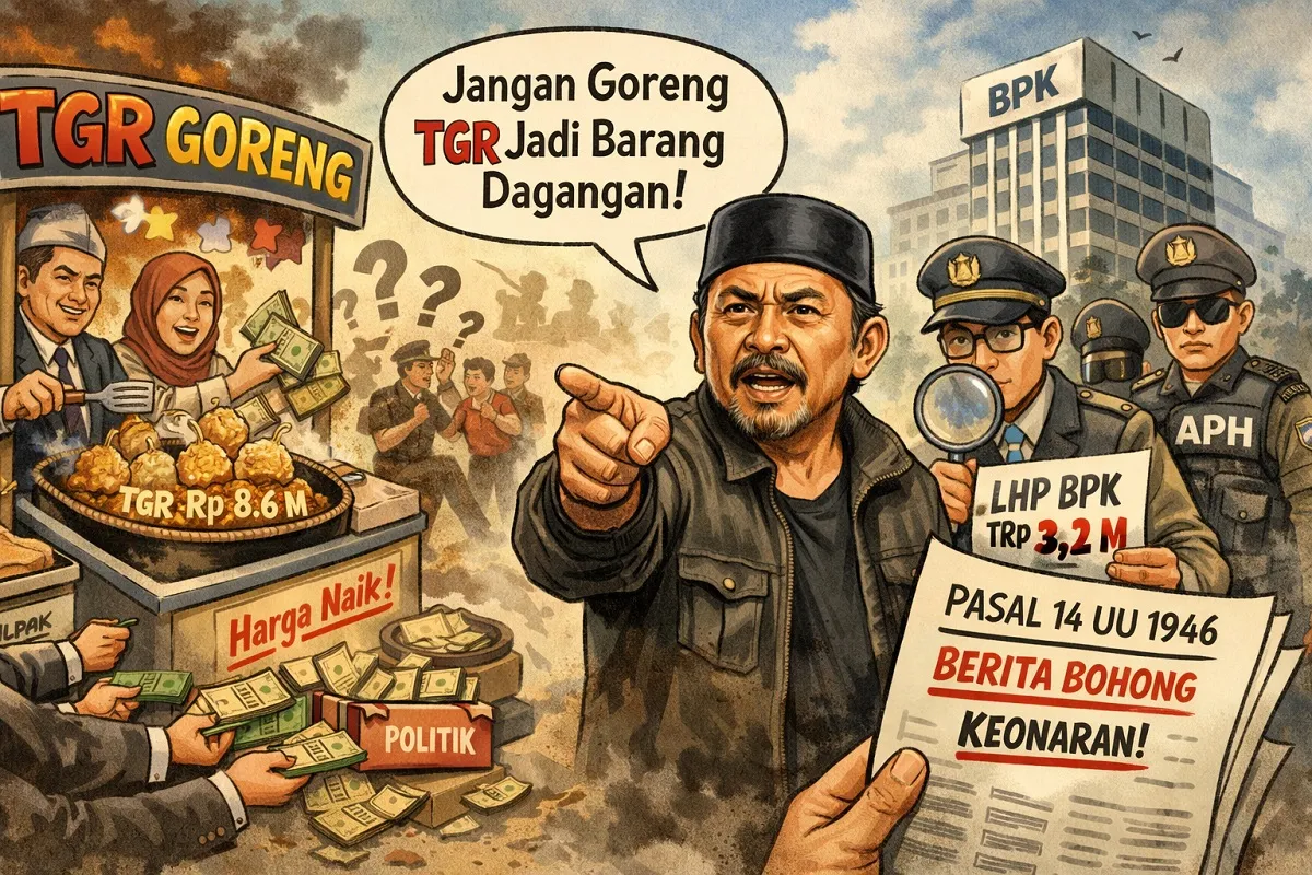 MENGGORENG TGR JADI BARANG DAGANGAN