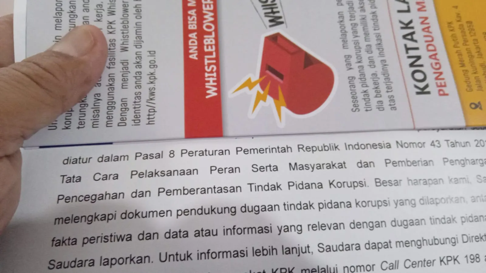 Pelaporan Masyarakat Kuningan Direspons Cepat KPK RI