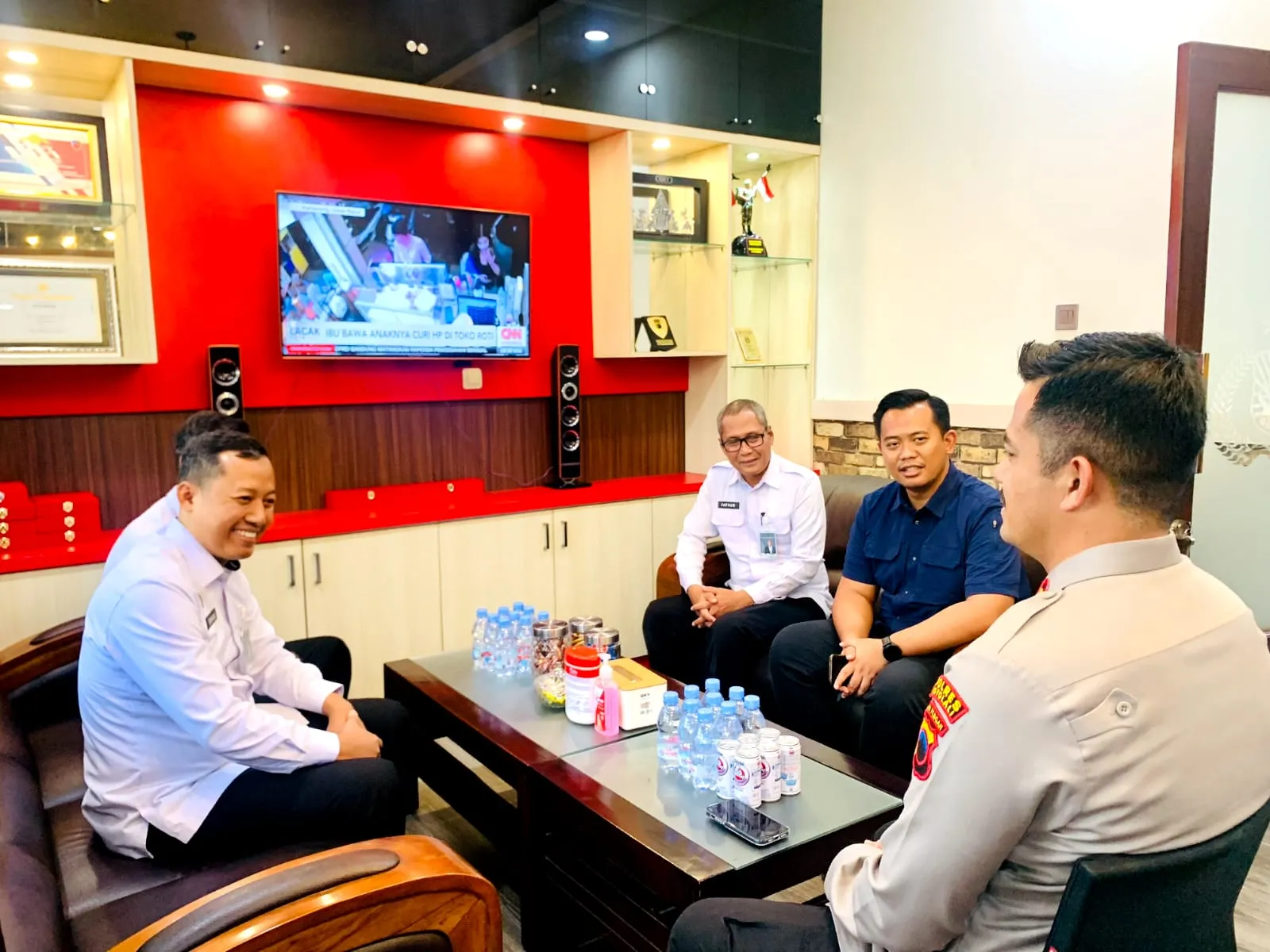 Perkuat Sinergitas, Karutan Boyolali Silaturahmi dengan Kapolres Boyolali yang Baru