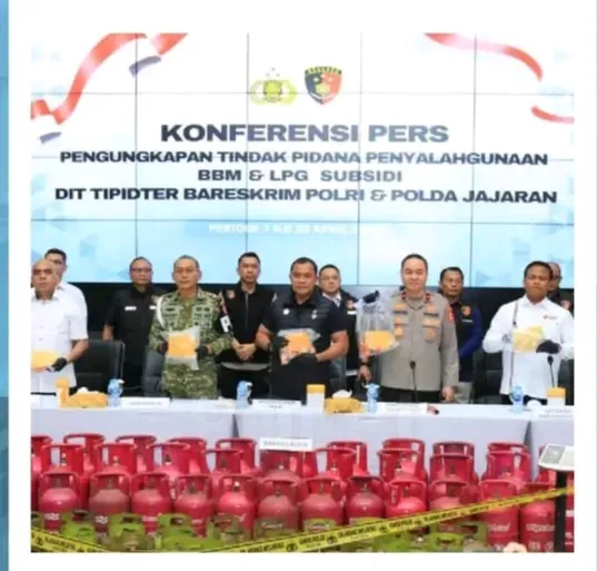 Polri Ungkap 330 Tersangka Penyalahgunaan BBM dan LPG Subsidi 